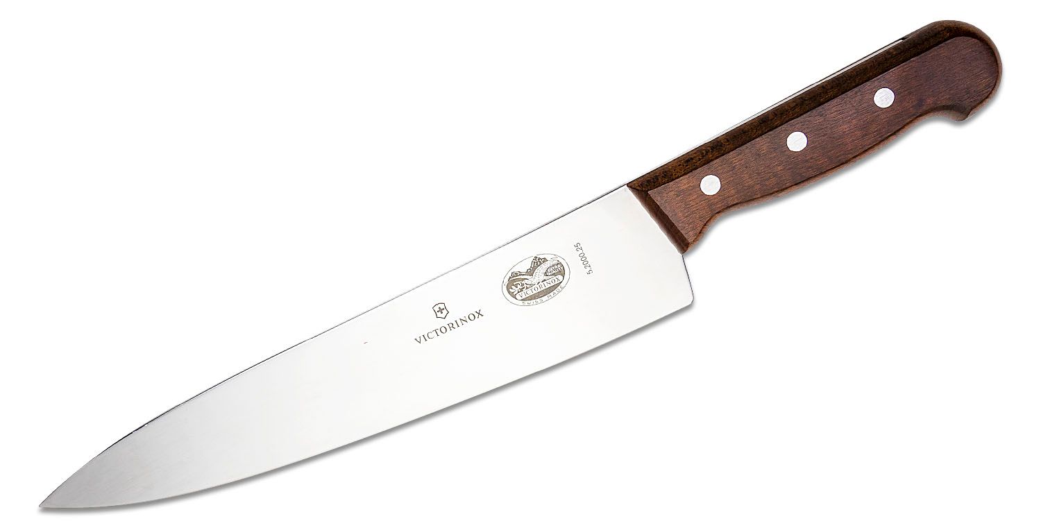 R.H. Forschner Victorinox 430-10 Chef's Knife W/Wood Handle 10in & 6in  Utility