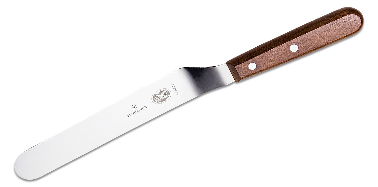 Victorinox 5.2700.25 10 Blade Flexible Offset Baking / Icing Spatula with  Rosewood Handle