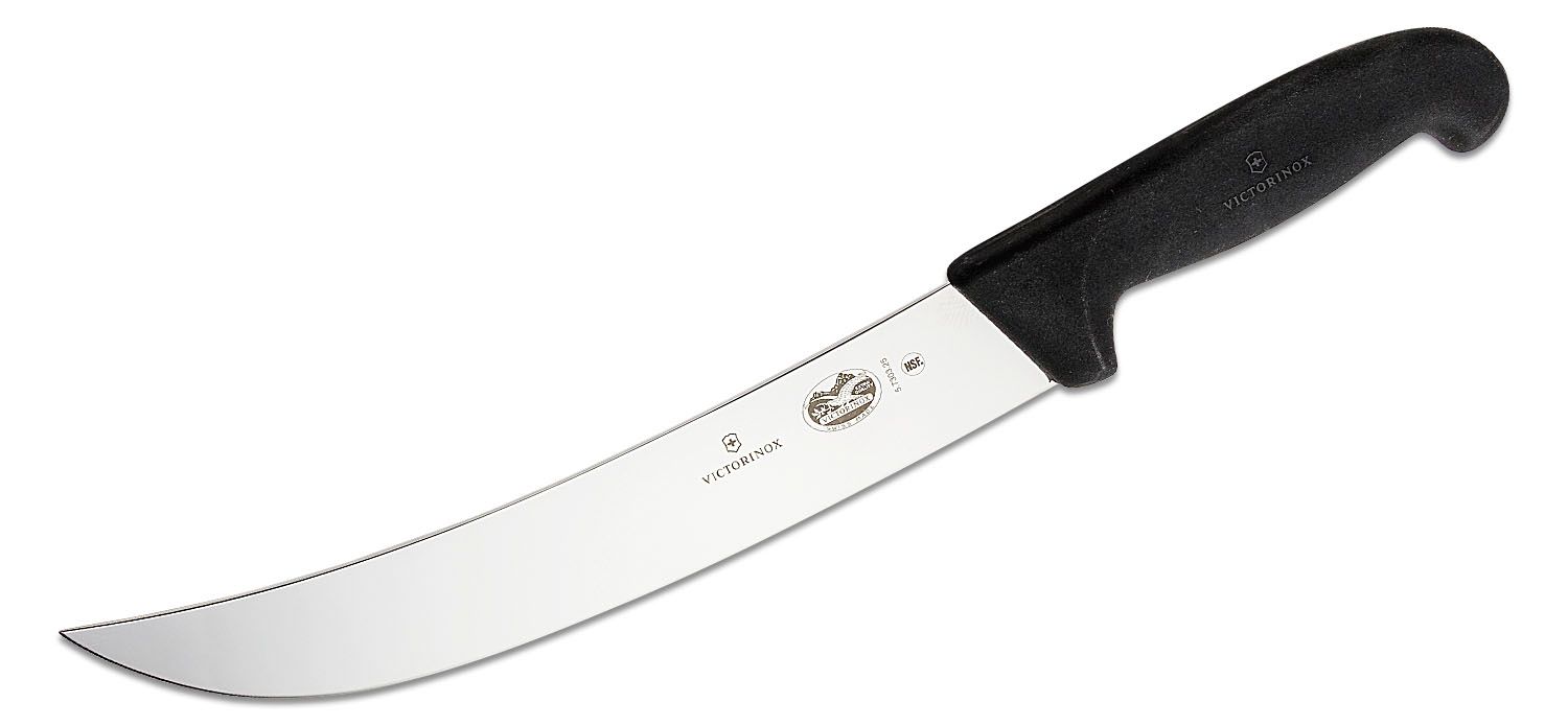 Victorinox 10 inch Breaking Knife - Black Fibrox Handle