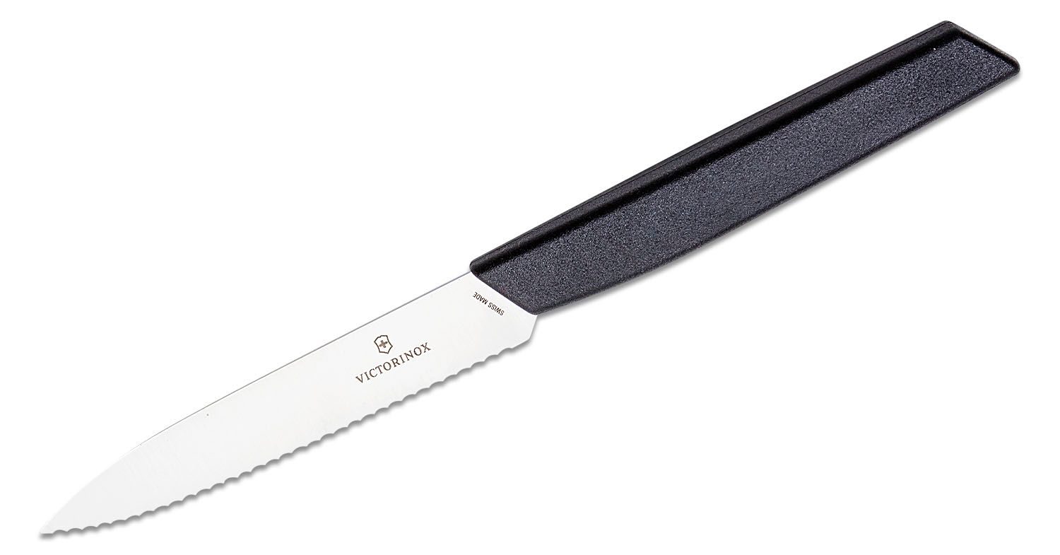 Victorinox Paring Knife Serrated Edge Black, Cutlery