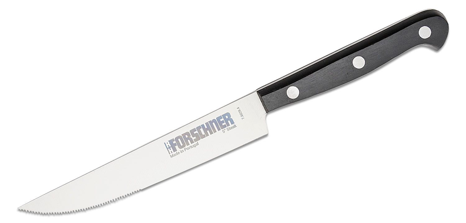 Victorinox Swiss Army Forschner 6-Piece 5 Steak Knife Set with POM Handles  (Old Sku 46799) - KnifeCenter - 7.6029.61-X1
