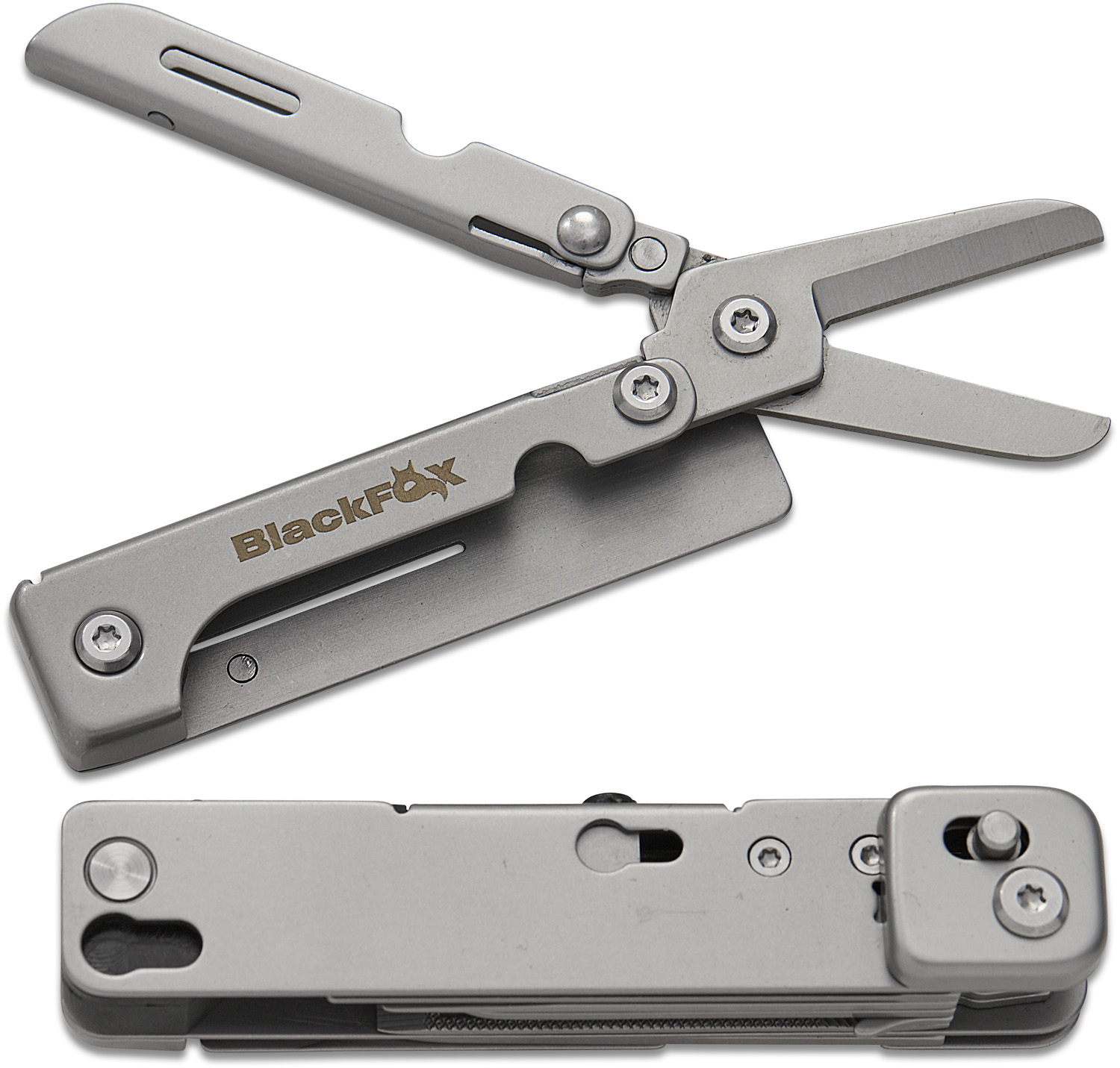 Fox BlackFox BF-207 Solver Multi-Tool with Detachable Scissors