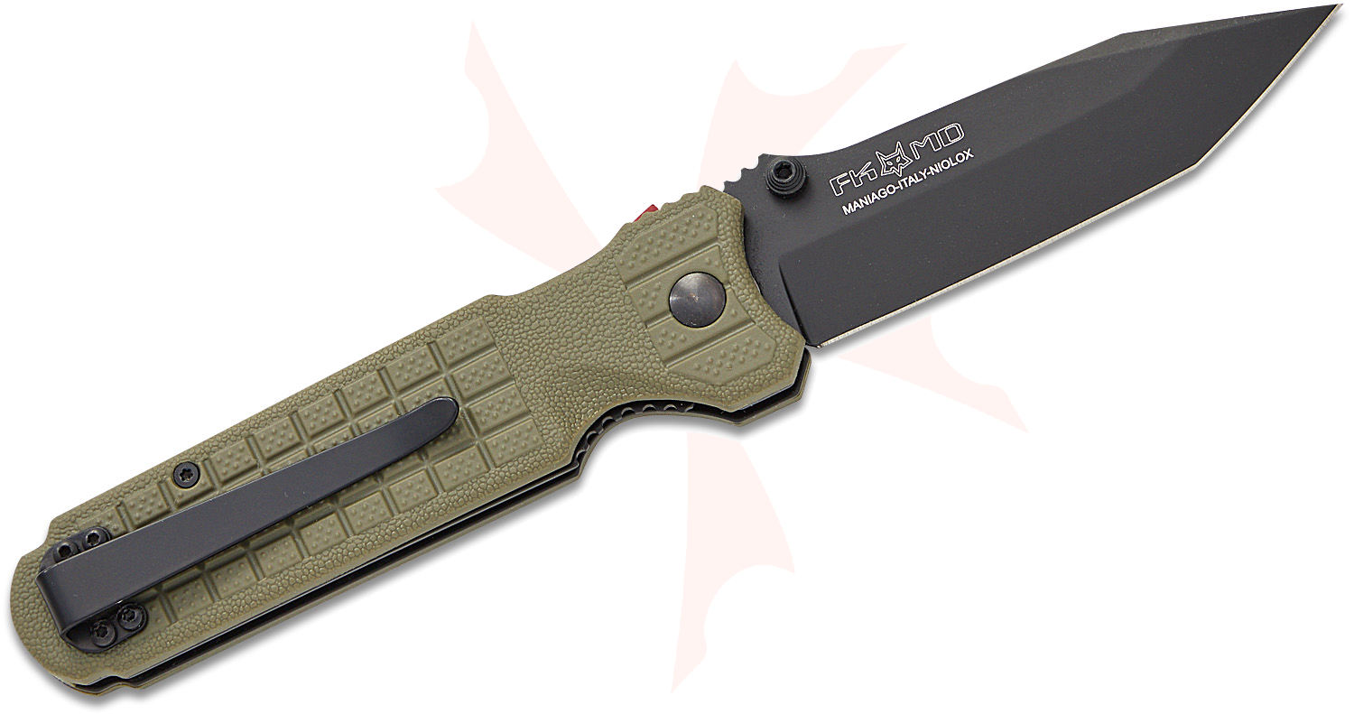 Fox FKMD FX-449 OD Predator Evolution Liner Lock Folding Knife
