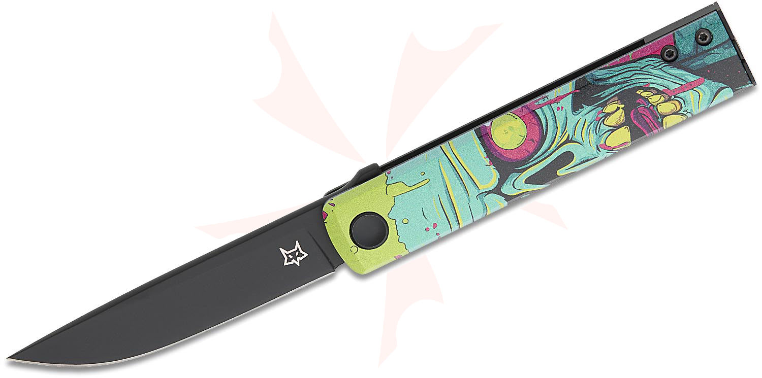 Fox FX-543 A1 Chnops UV Flipper Knife 2.95