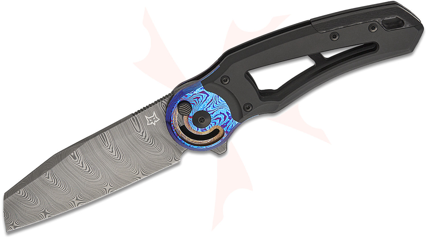 フィフィ＆ロメオ Fox FX-556 A1 Metamorphosis Radius Button Lock Flipper Knife 3.31