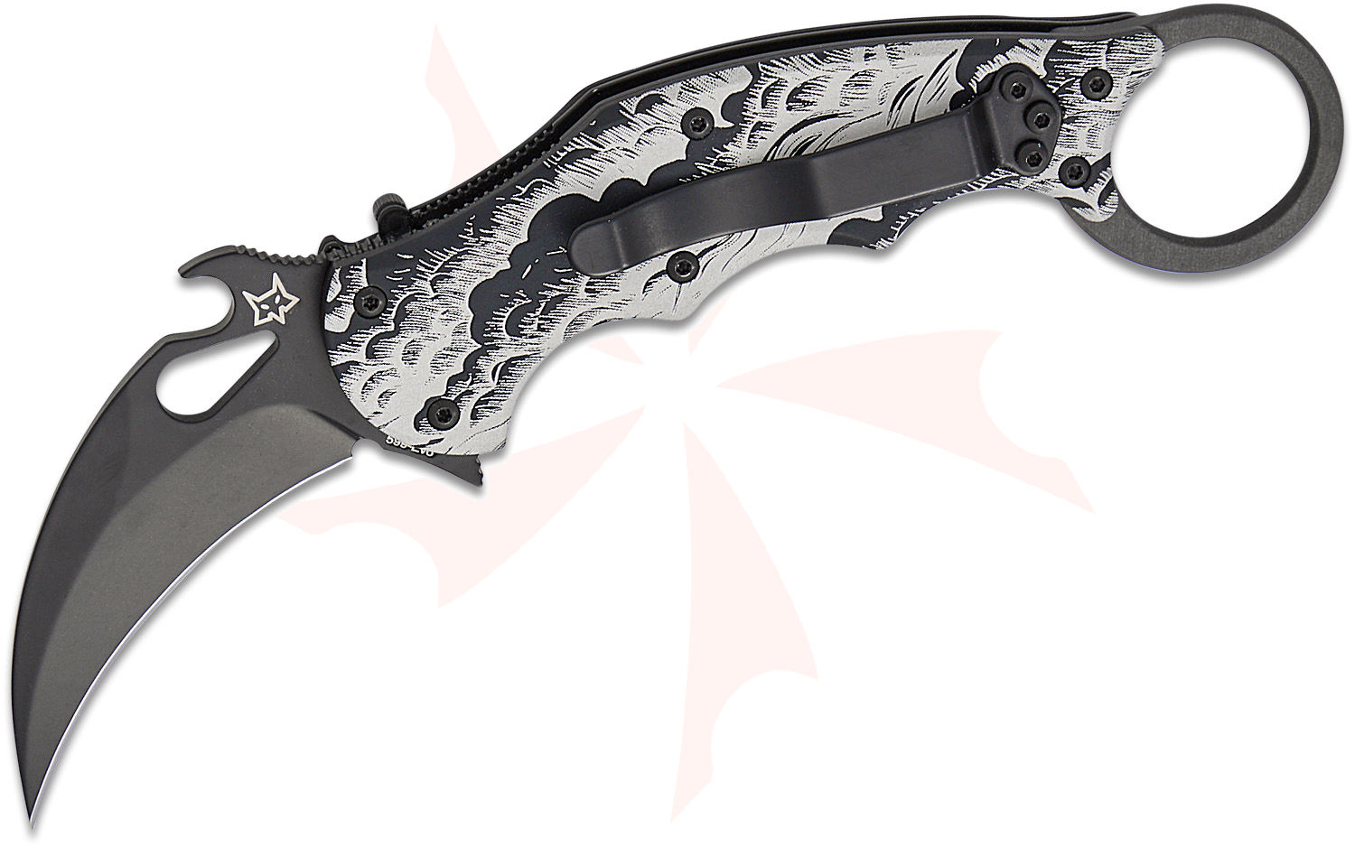 Fox FX-599 Liner Lock Folding Karambit 2.56