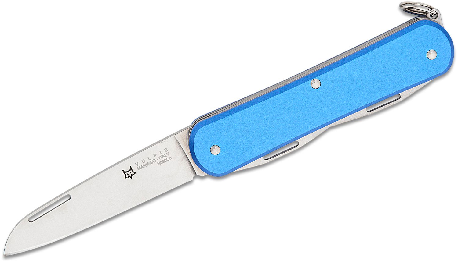 Fox Knives FX-VP130-3 SB Vulpis 3 Multi-Tool, Blue Anodized Aluminum ...