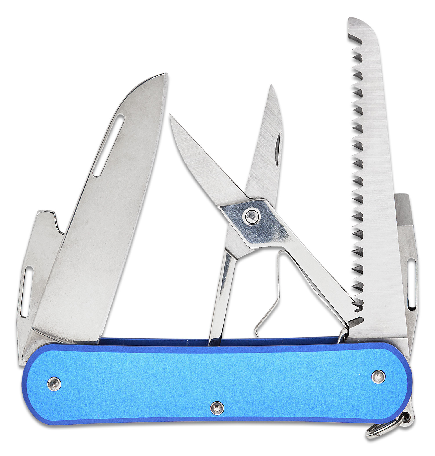 Fox Knives VULPIS FX-VP130-SF5 OD Multi Tool Knife N690Co Steel Blade Green
