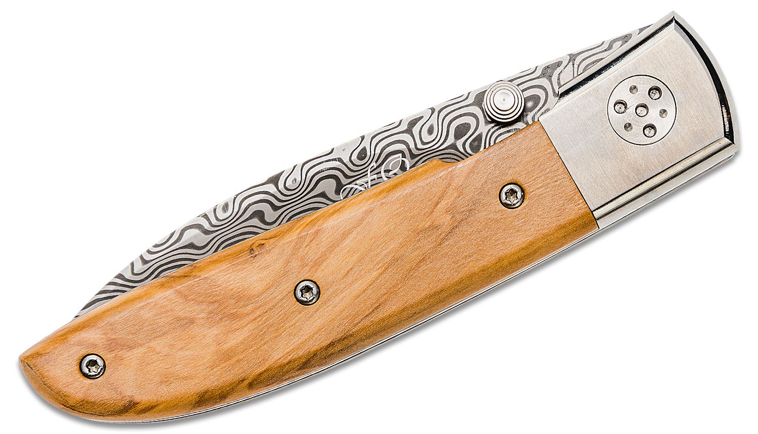 The Londoner Damascus Steel Liner Lock Folding Knife – Forseti Steel