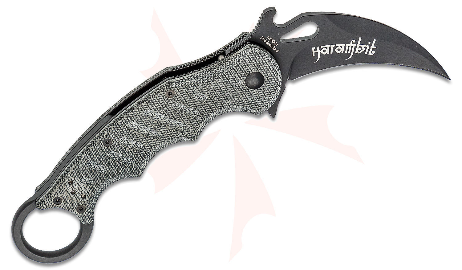 Fox 479MIB Folding Karambit Flipper Knife 3.2