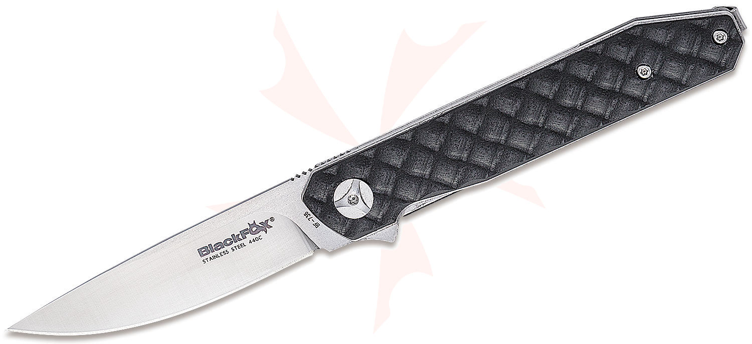 Fox BlackFox BF-736 Reloaded Flipper Knife 3.31