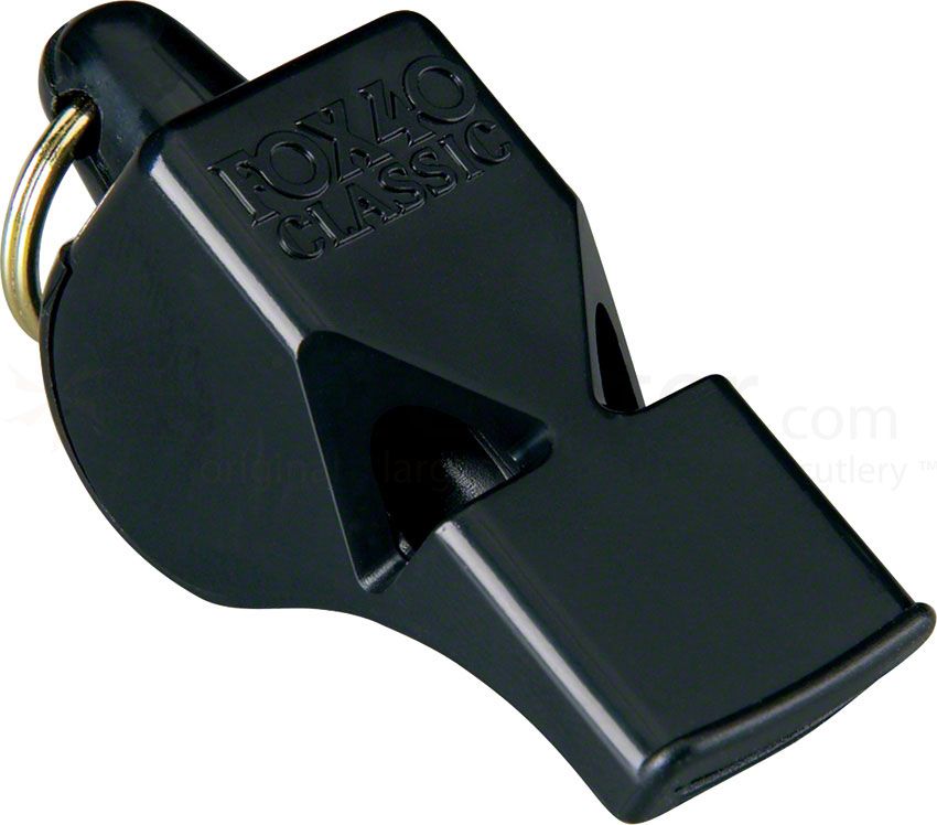 Fox 40 Pearl Safety Referee Whistle Black