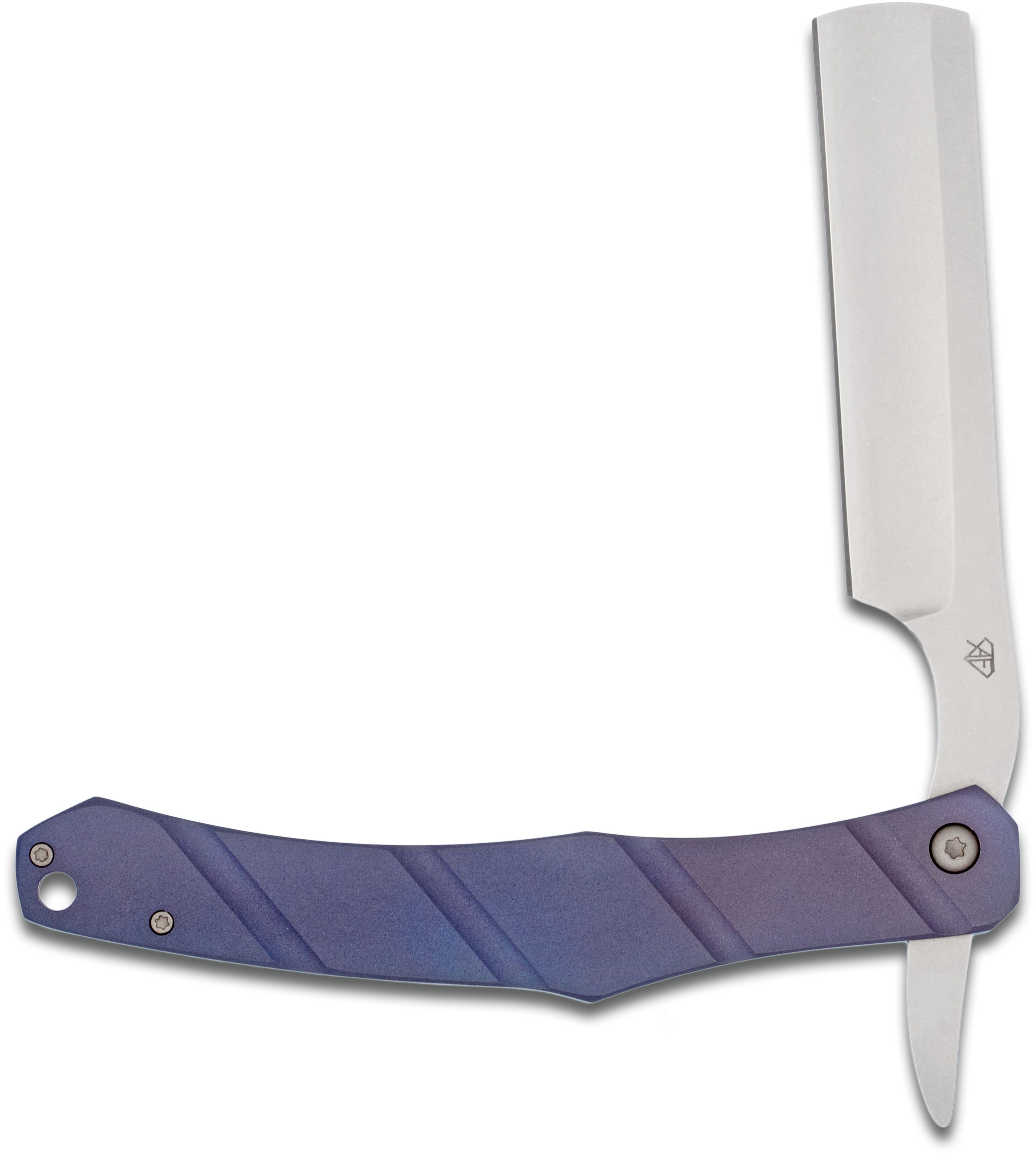 purple straight razor