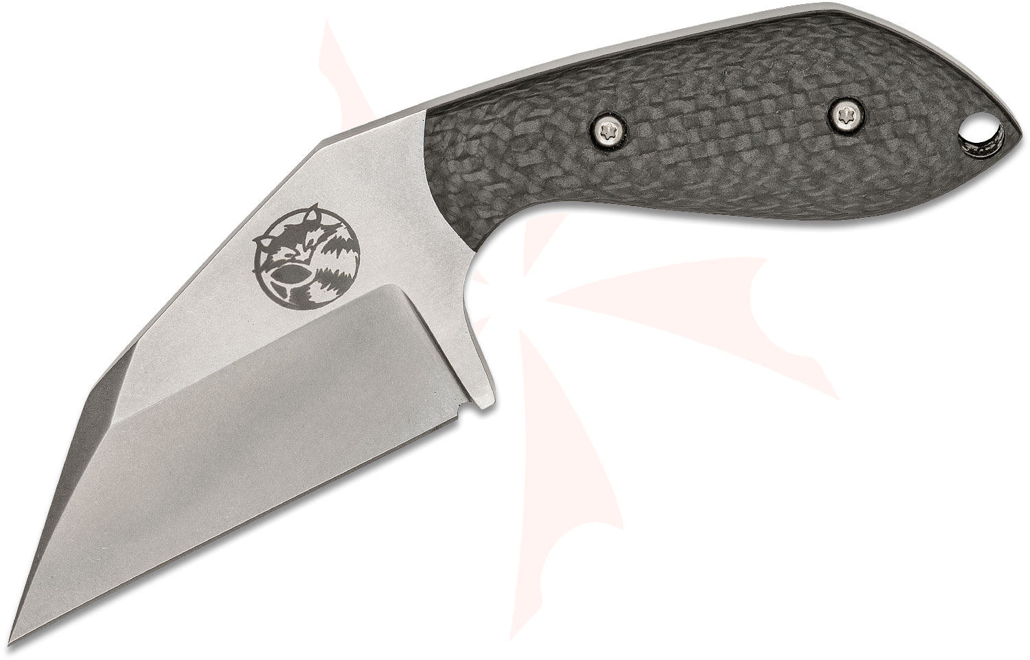 Aaron Frederick Trash Panda Custom F-OFF Fixed Blade Knife 3.5
