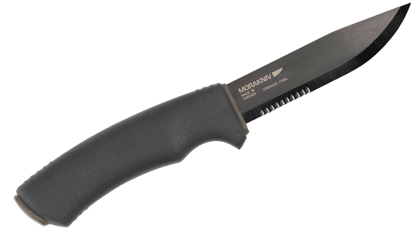 Morakniv Mora of Sweden Pro Precision Fixed Blade Knife 2.95 Stainless  Steel Blade, Purple and Black TPE Rubber Handle - KnifeCenter - M-12247