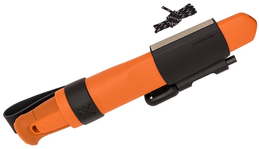Morakniv Kansbol Utility Knife Fixed Blade Knife 4.3 Swedish Stainless  Steel Polished Drop Point Blade, Orange/Green TPE Handle, Polypropylene  Sheath - KnifeCenter - M-14236