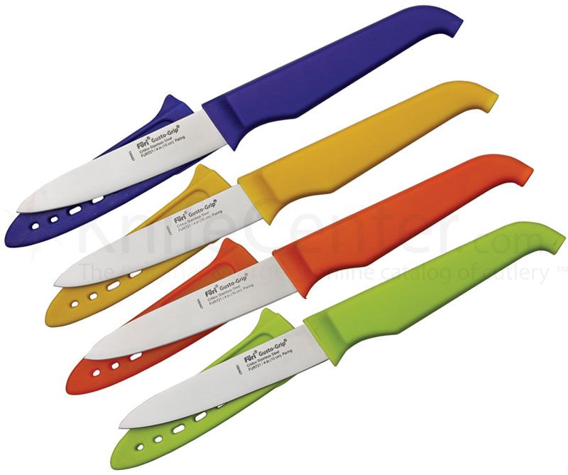 Furi Rachael Ray Gusto-Grip Essentials Line 7 Li'l Edgy Santoku Kitchen  Knife- A Great Knife! - KnifeCenter - Discontinued