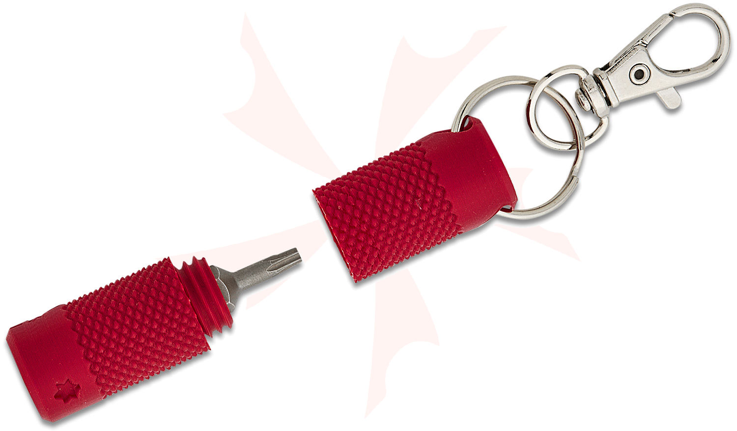 Eric Garza Burgundy 3D Printed Keychain Bit Driver with Wiha T8