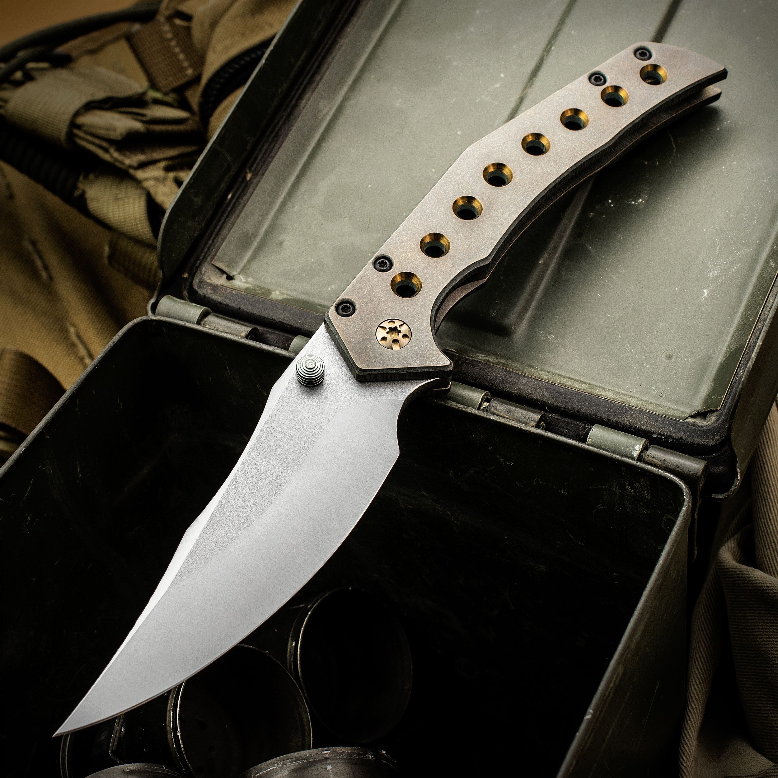 Gavko Knives Michal Gavac Custom Trasher Folding Knife 4