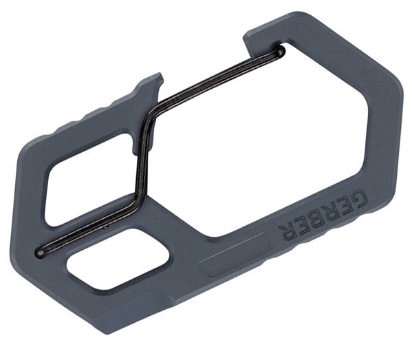 Gerber Carabiner Keychain Multi-Tool, Urban Blue Stainless