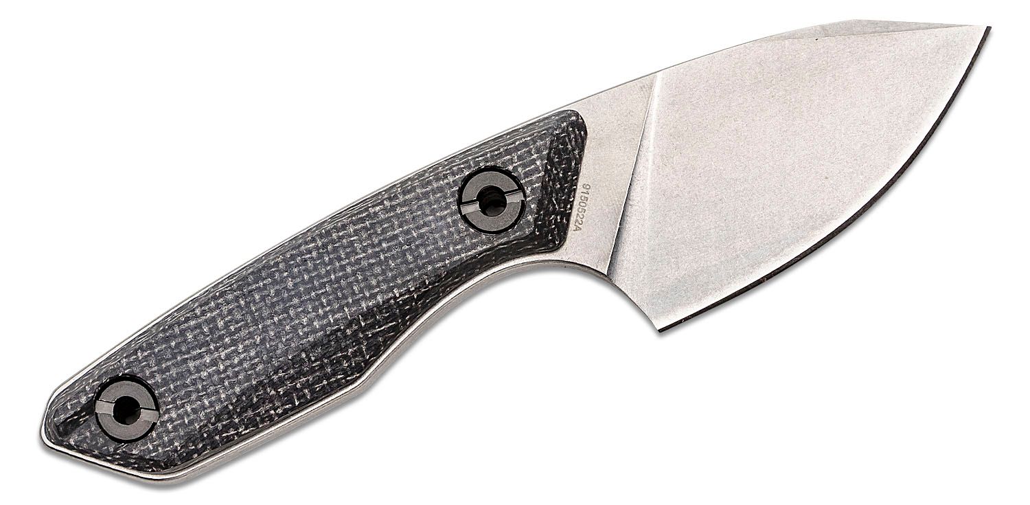 Gerber Stowe Fixed Blade Knife Black Micarta 2.5 Stone Wash