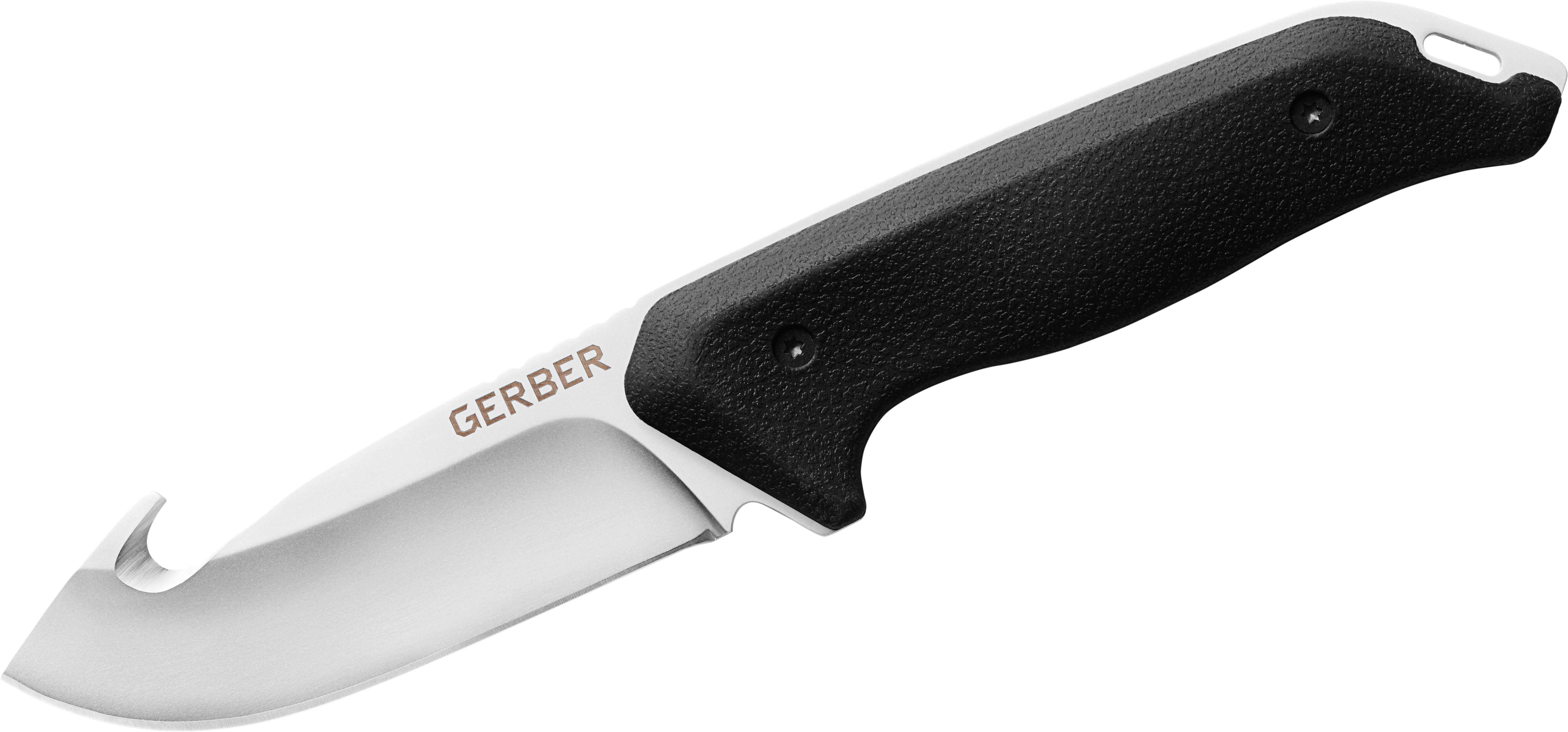 Gerber Moment Large Guthook Fixed 3.6 5Cr15MoV Blade, Nylon