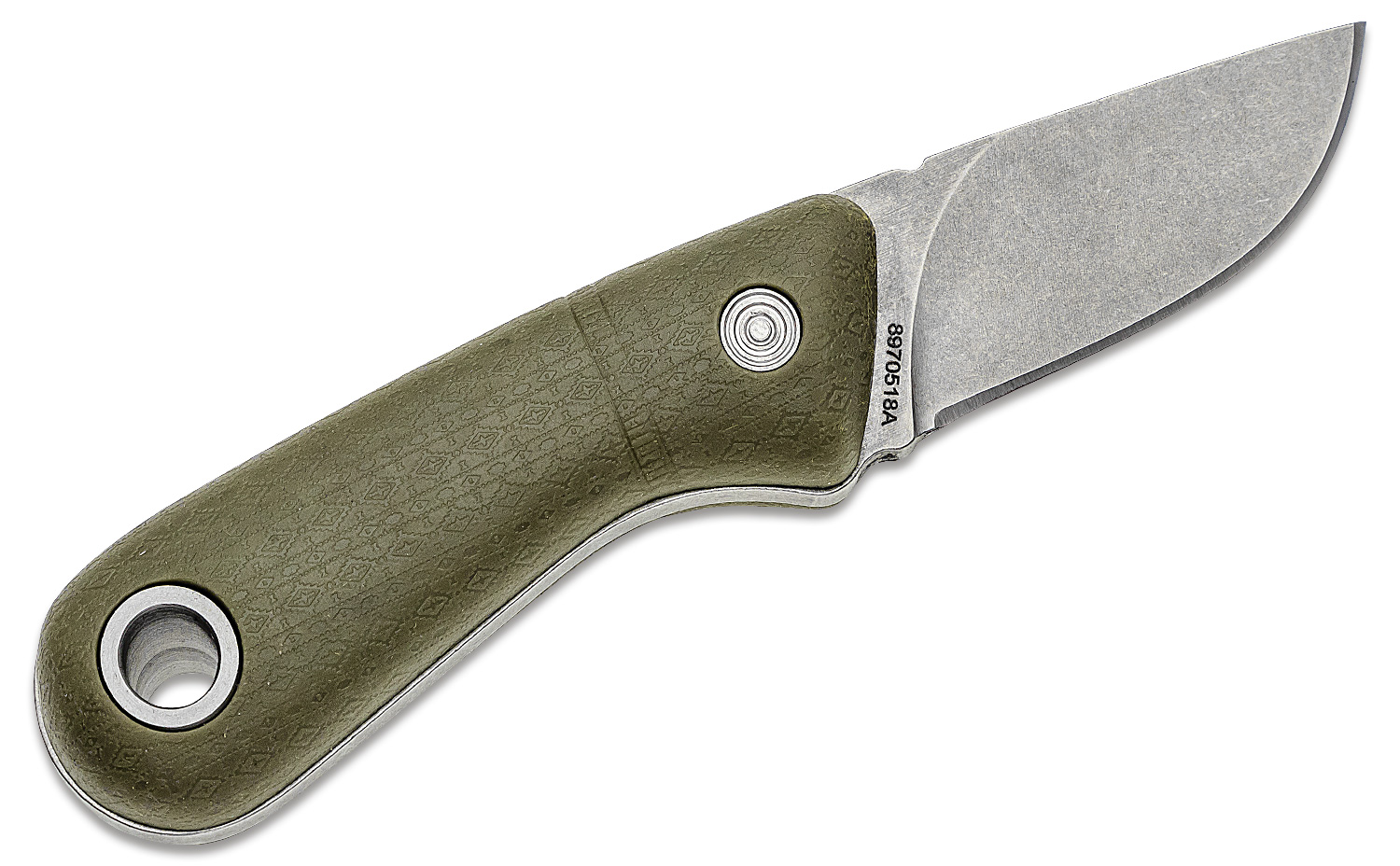 Gerber Vertebrae Outdoor Knife Fixed 2.4" Stonewashed Plain Blade, Sage
