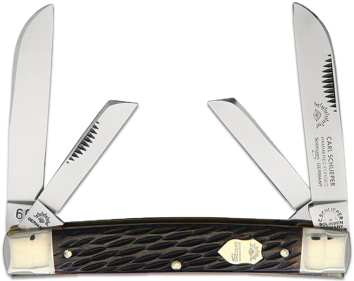 Eye Brand Knives: Eye Brand Congress Knife, Stag Handle, EB-56DS