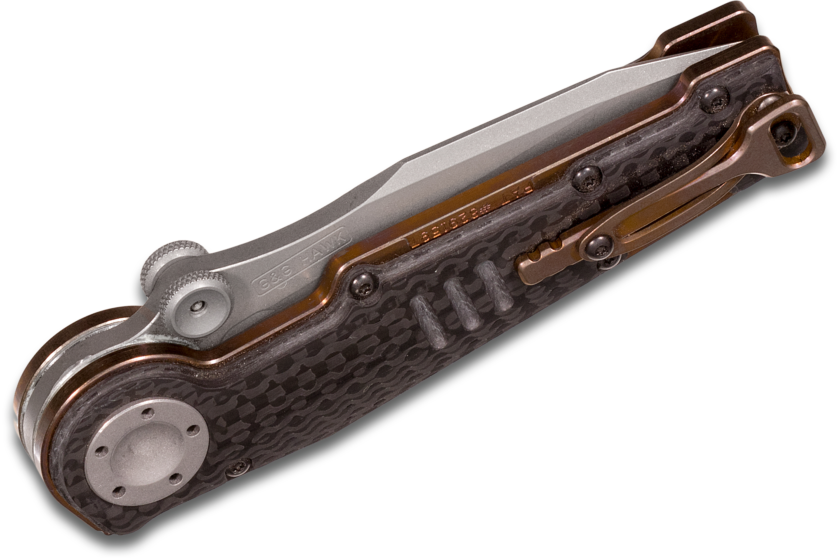 Grant & Gavin Hawk Mid-Tech MUDD Folding Knife 3.25