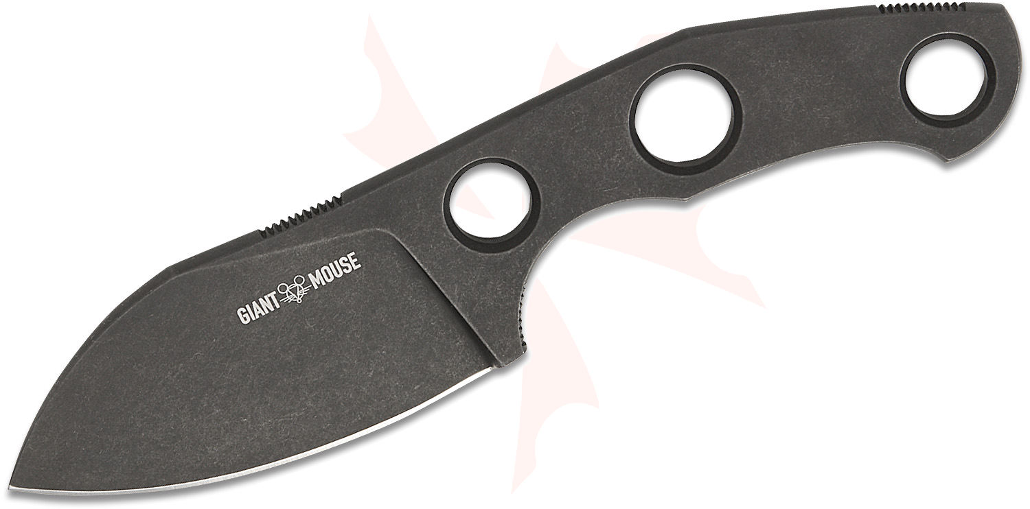 GiantMouse GMF1-F-PVD Fixed Blade Knife 2.6