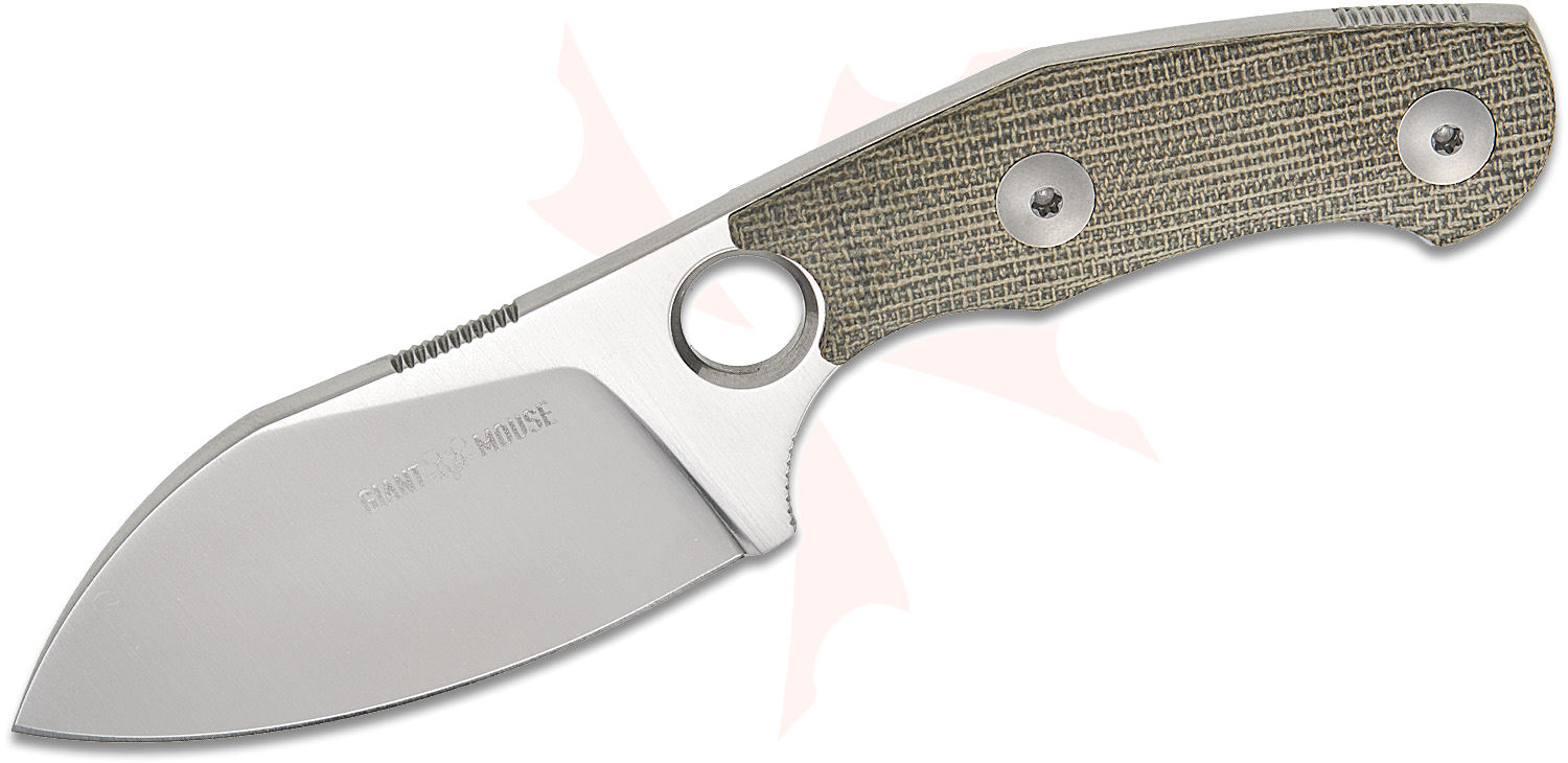 GiantMouse GMF1-MG Fixed Blade Knife 2.4
