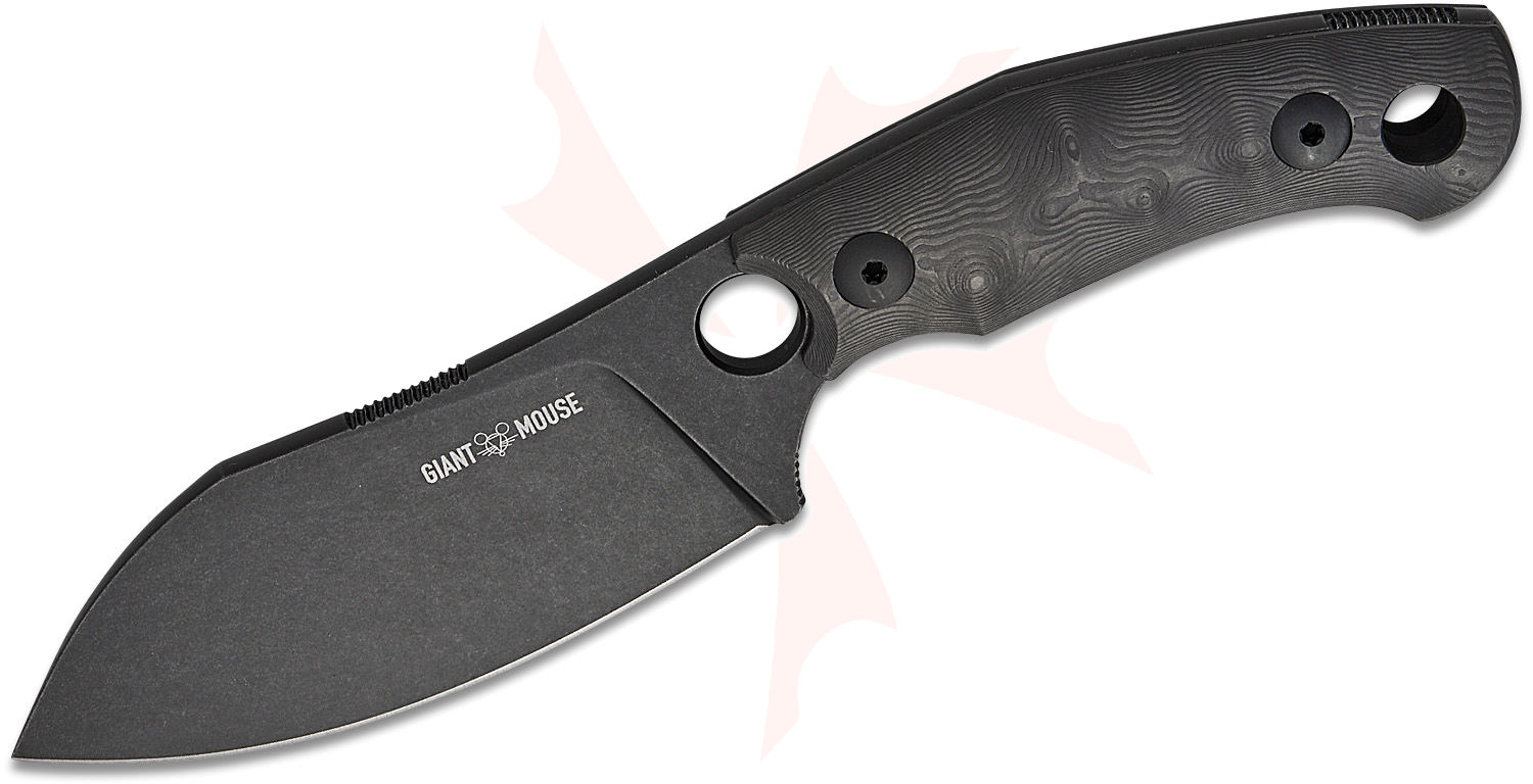GiantMouse GMF1-XL Fixed Blade Knife 3.38
