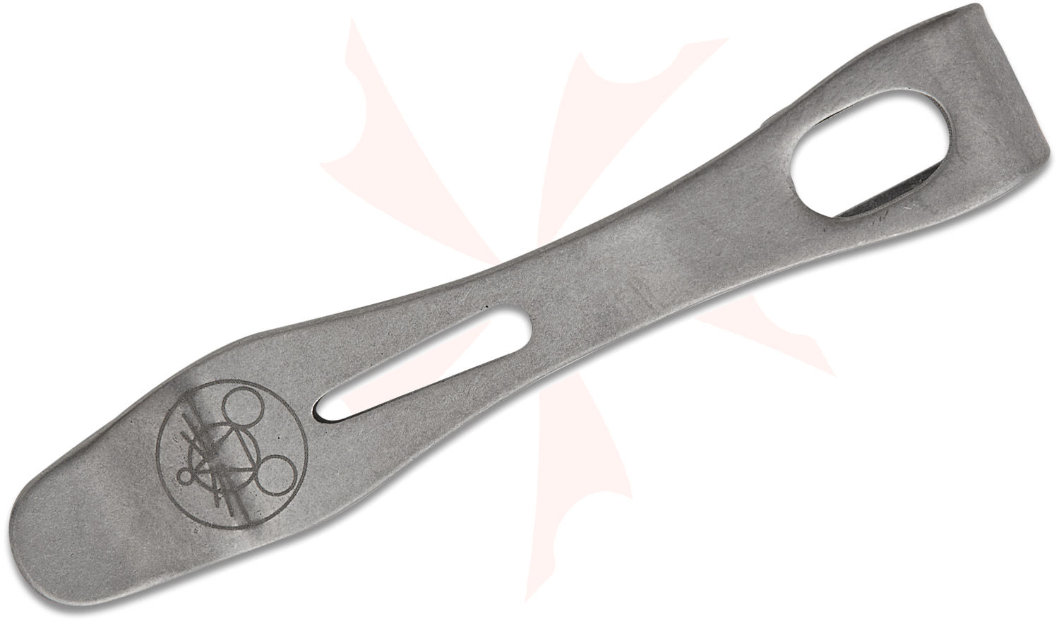 GiantMouse Stonewashed Deep Carry Clip - KnifeCenter - GM-LOGO-CLIP-SW