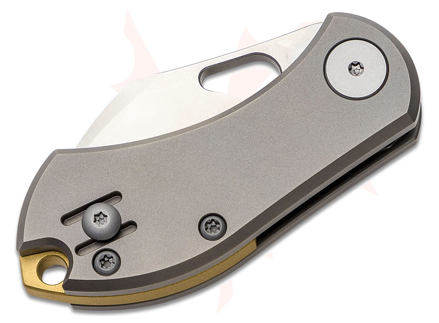 GiantMouse ACE Nibbler Folding Knife 2" CPM20CV Satin Sheepsfoot Blade