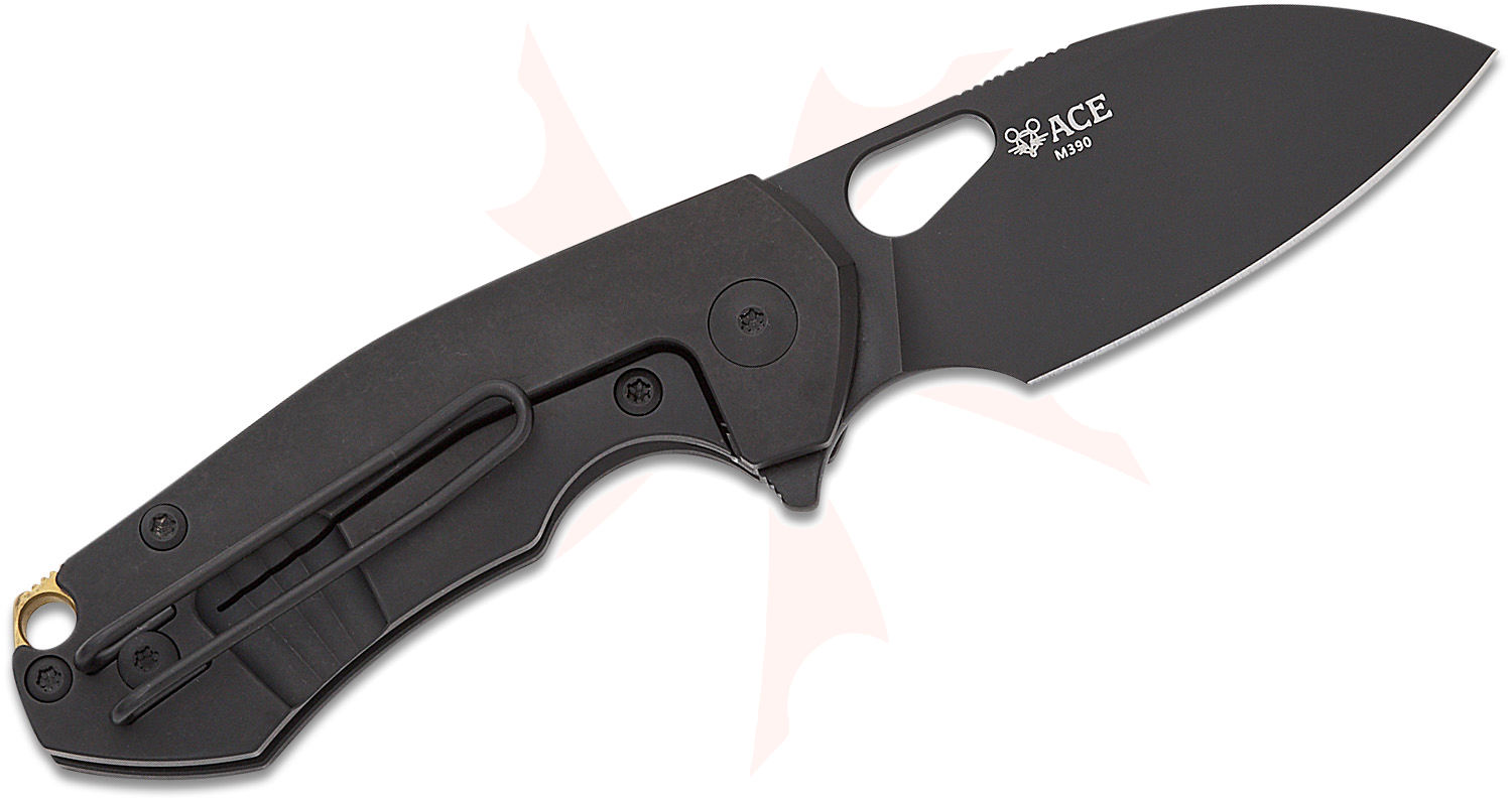 GiantMouse ACE Riv Blackout Flipper Knife 2.44