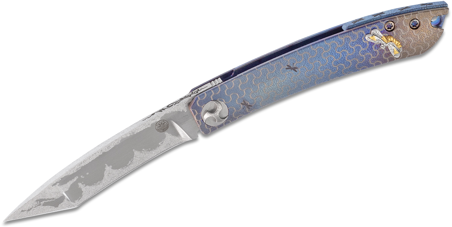 Glenn Waters Custom Hayabusa 2 Dragonfly Flipper Knife 3