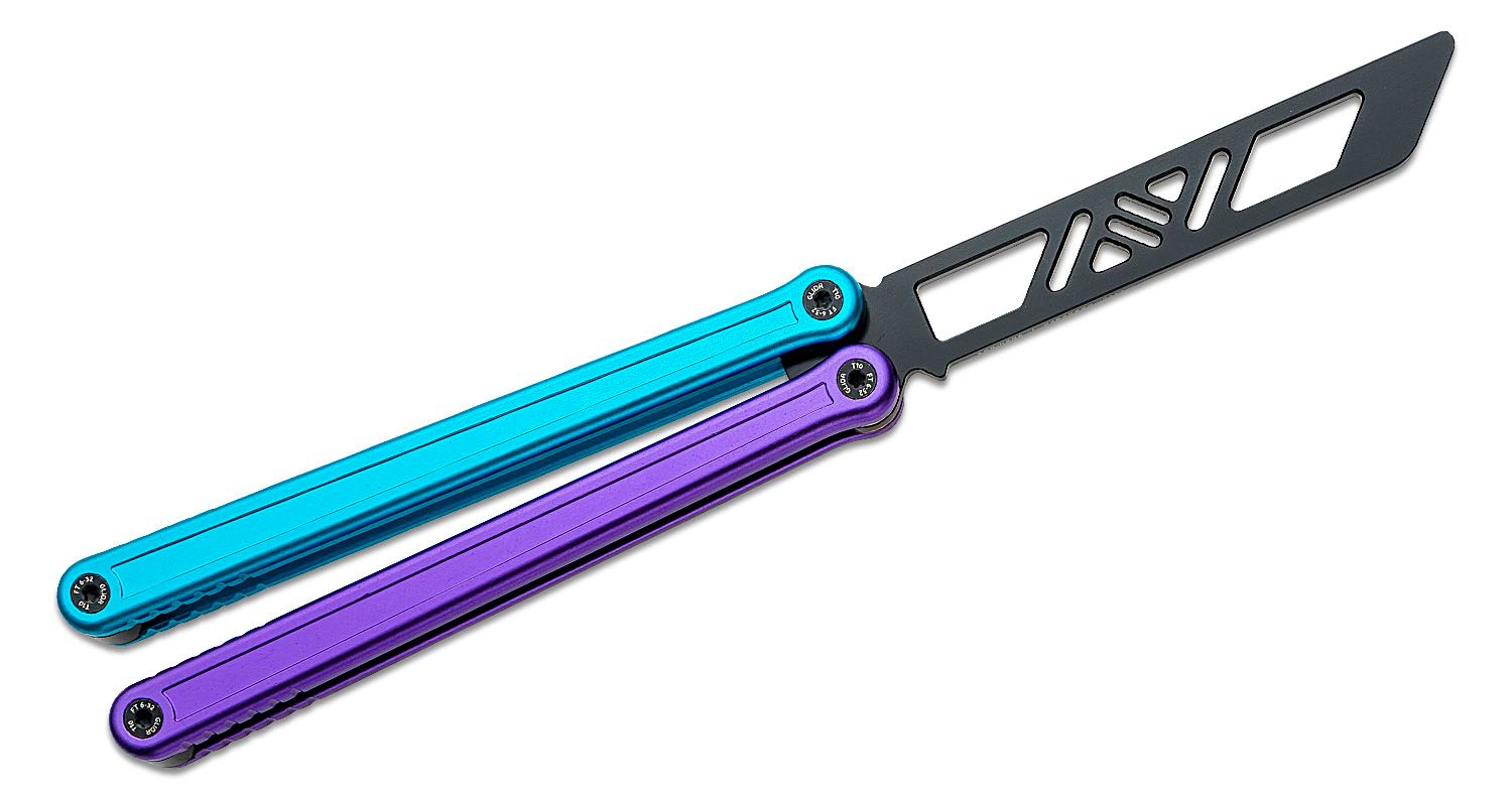 Glidr Antarctic Blurple Balisong Butterfly Trainer 4.8