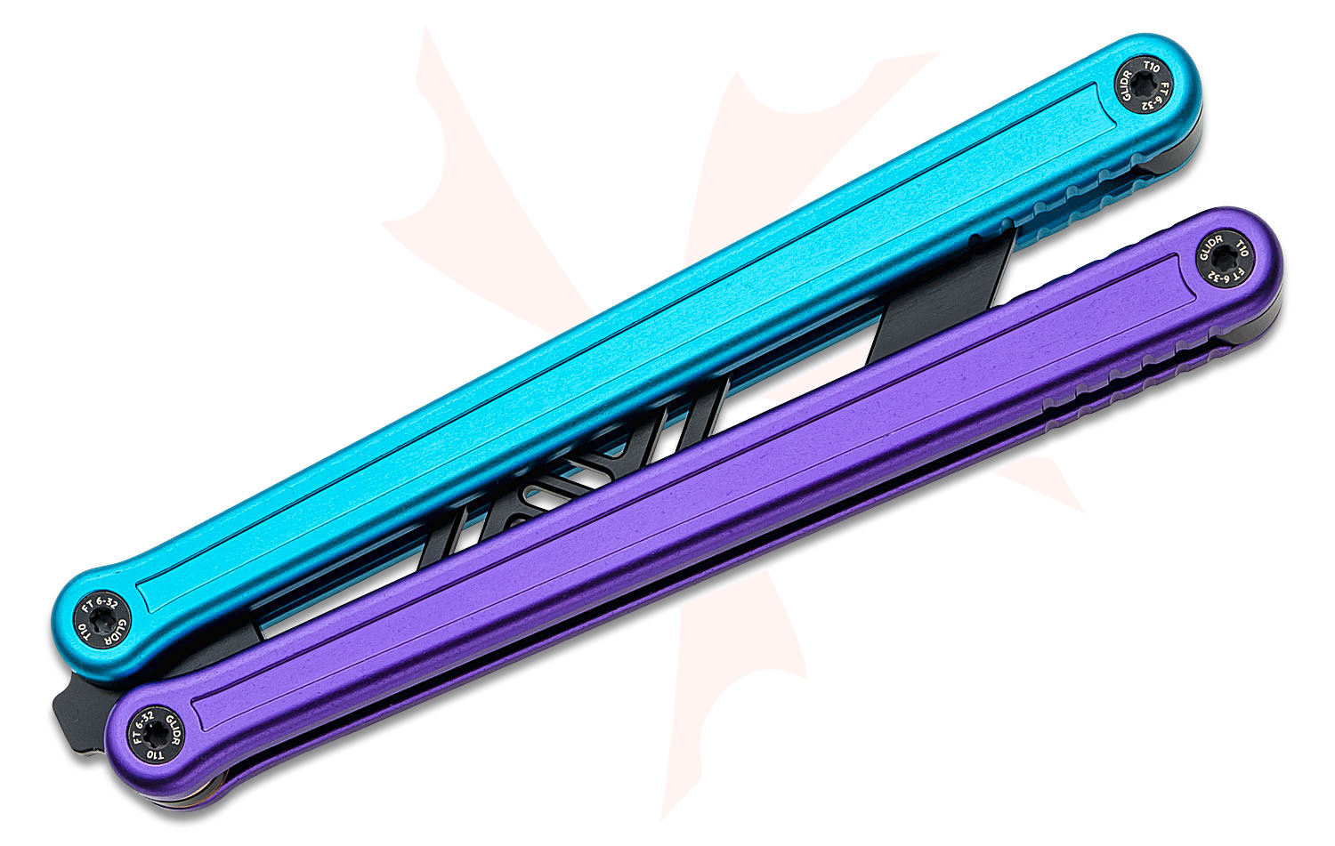 Glidr Antarctic Blurple Balisong Butterfly Trainer 4.8