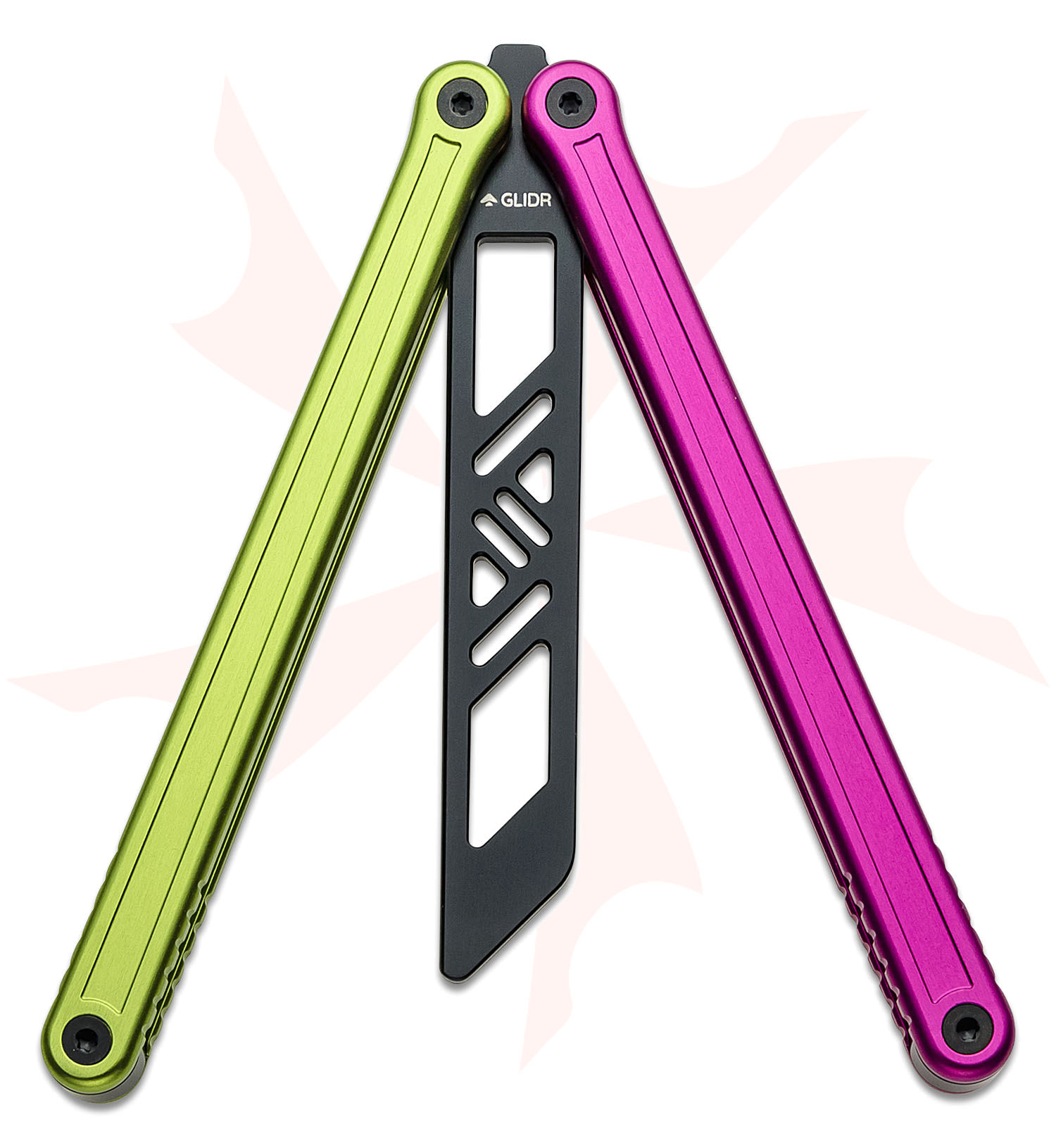 Glidr Antarctic Watermelon Balisong Butterfly Trainer 4.8