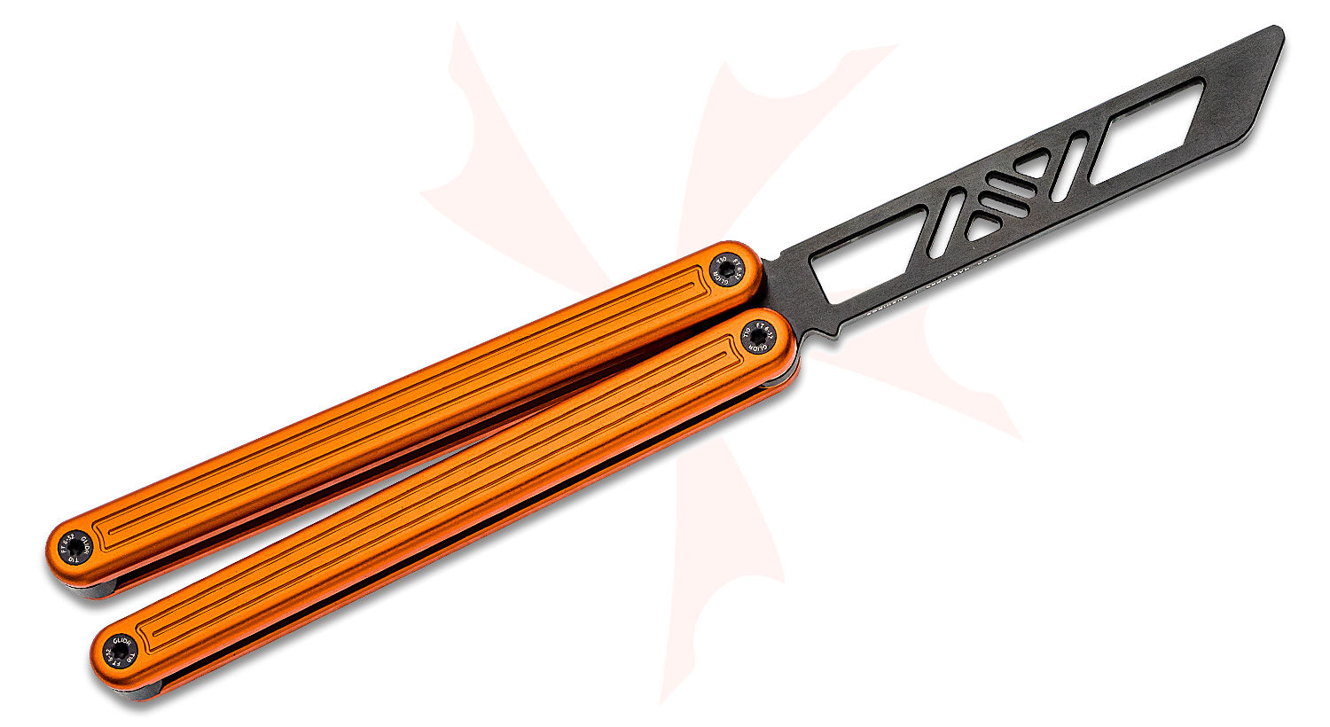 Glidr Arctic Desert Orange Balisong Butterfly Trainer 4.8