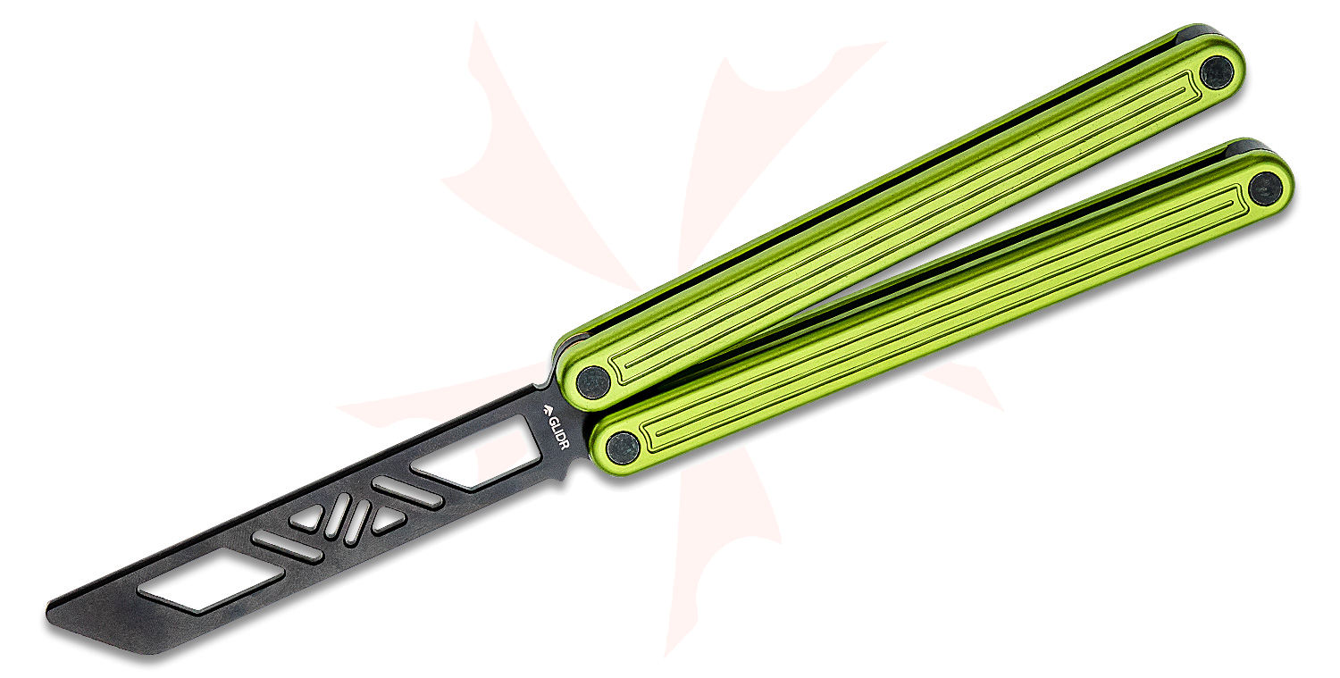 Glidr Arctic Lime Green Balisong Butterfly Trainer 4.8
