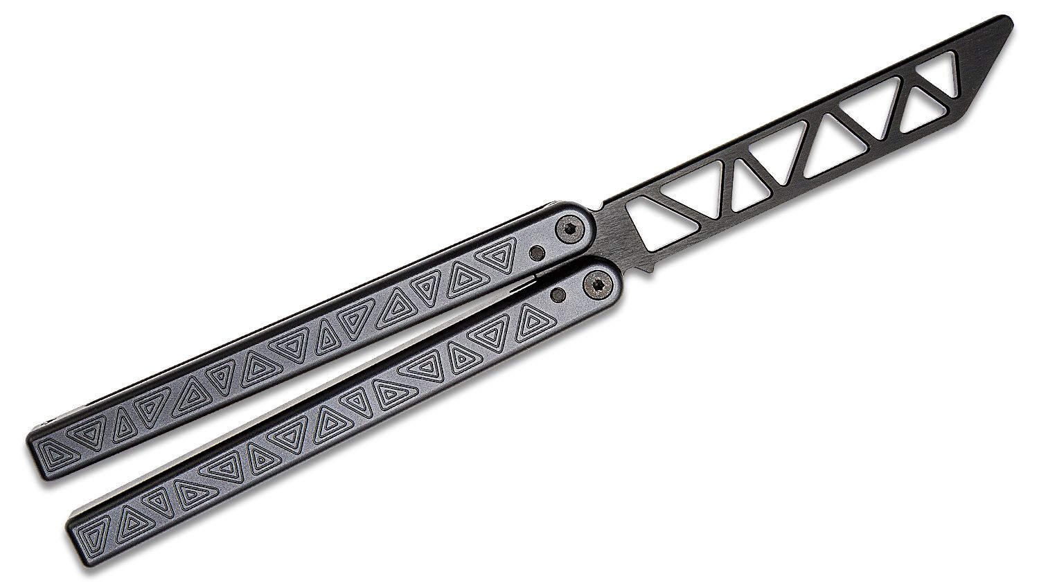 Third Balisong Grey / Black Aluminium, Black 420 Butterfly Knife (12313)   KNIVES, SHARPENERS, TOOLS \ Knives by type \ Folders KNIVES, SHARPENERS,  TOOLS \ Knives by type \ Balisong (butterfly knife)