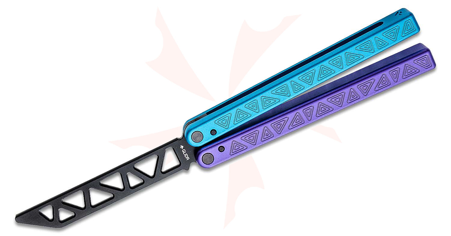 Glidr Original 4 Blurple Balisong Butterfly Trainer 4.8
