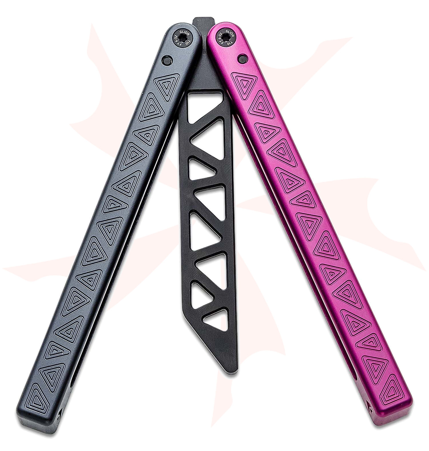 Glidr Original 4 Dark Rose Balisong Butterfly Trainer 4.8