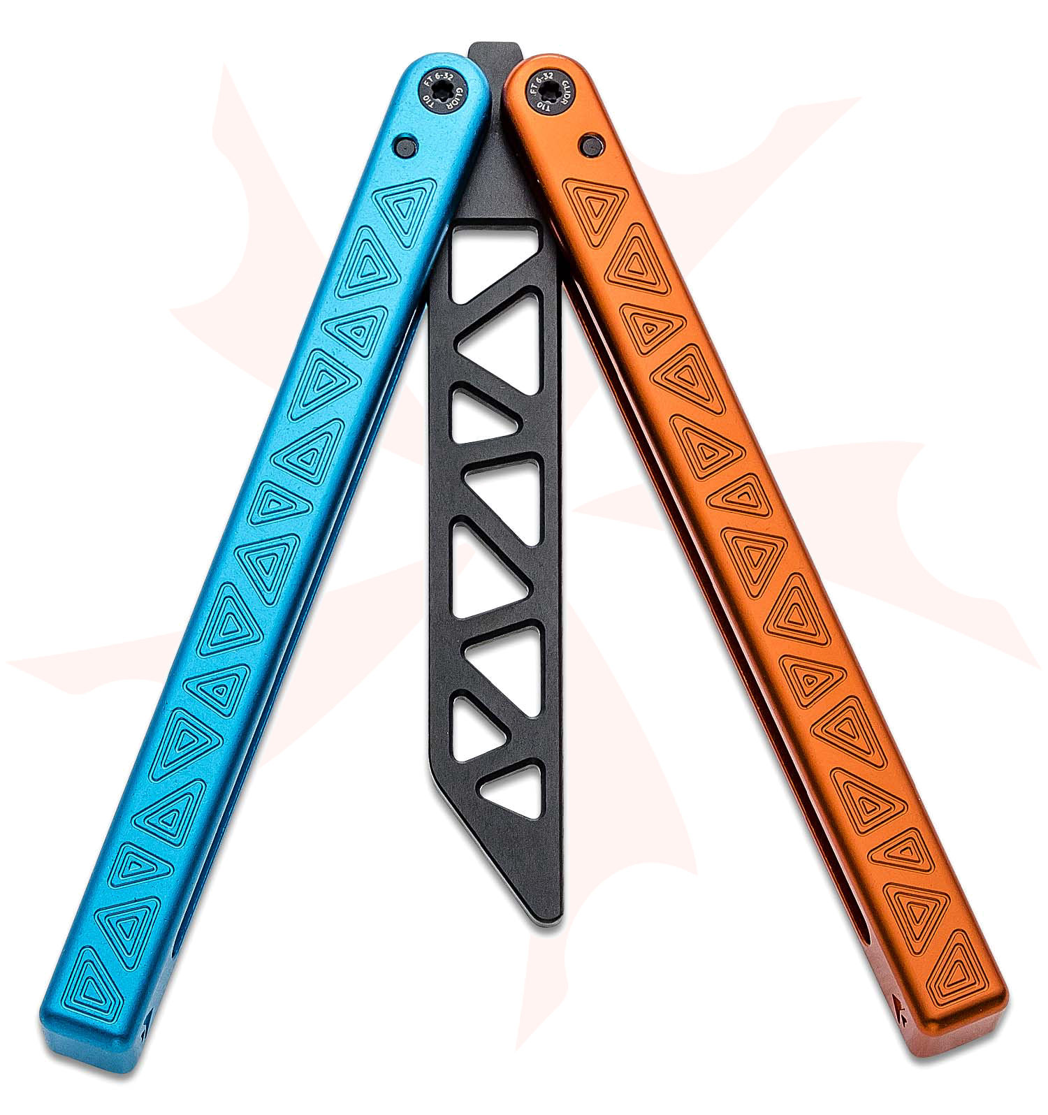 Glidr Original 4 Fire & Ice Balisong Butterfly Trainer 4.8