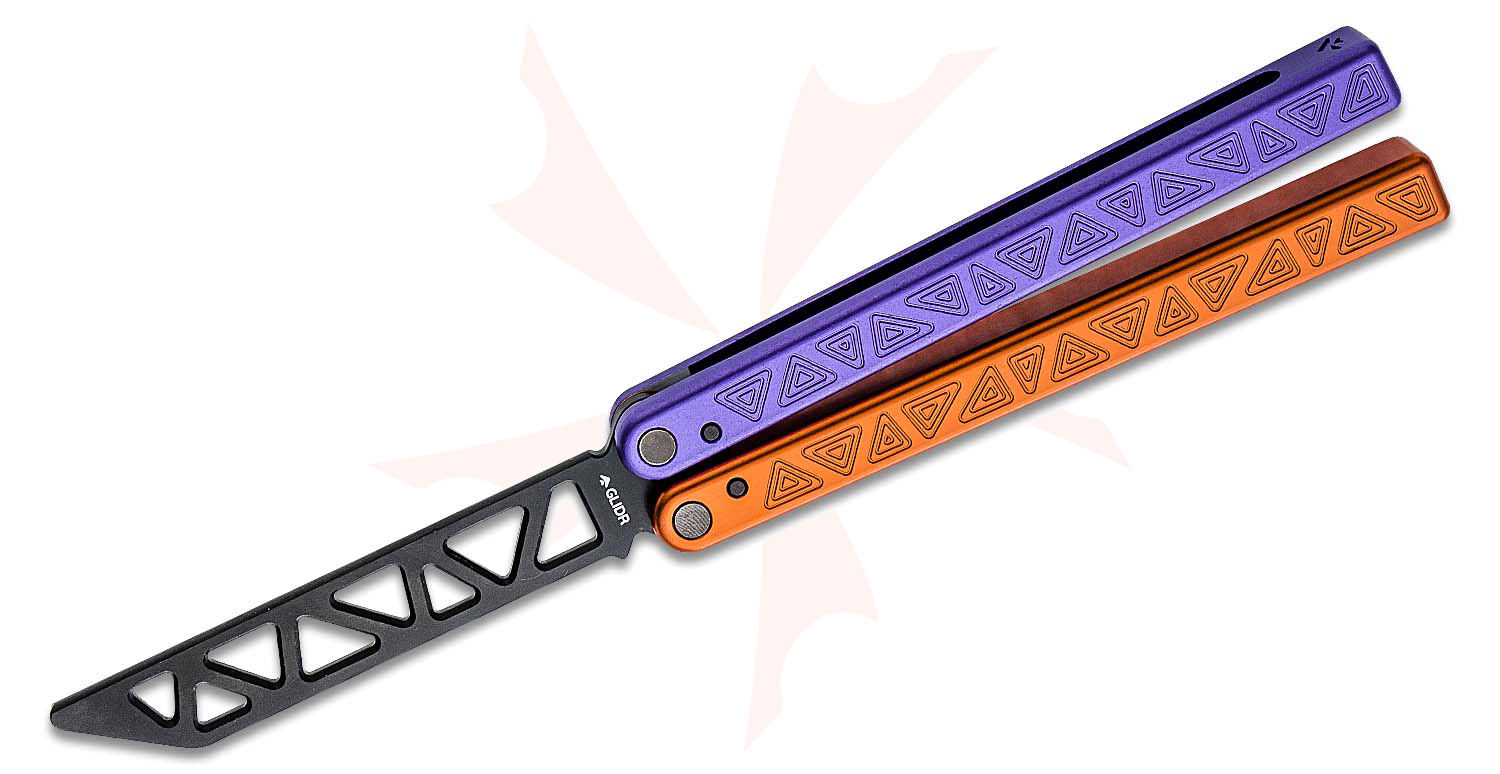 トイガン Glidr og4 1:1 Butterfly knife Glidr Original 4 Jupiter Balisong Butterfly Trainer 4.8