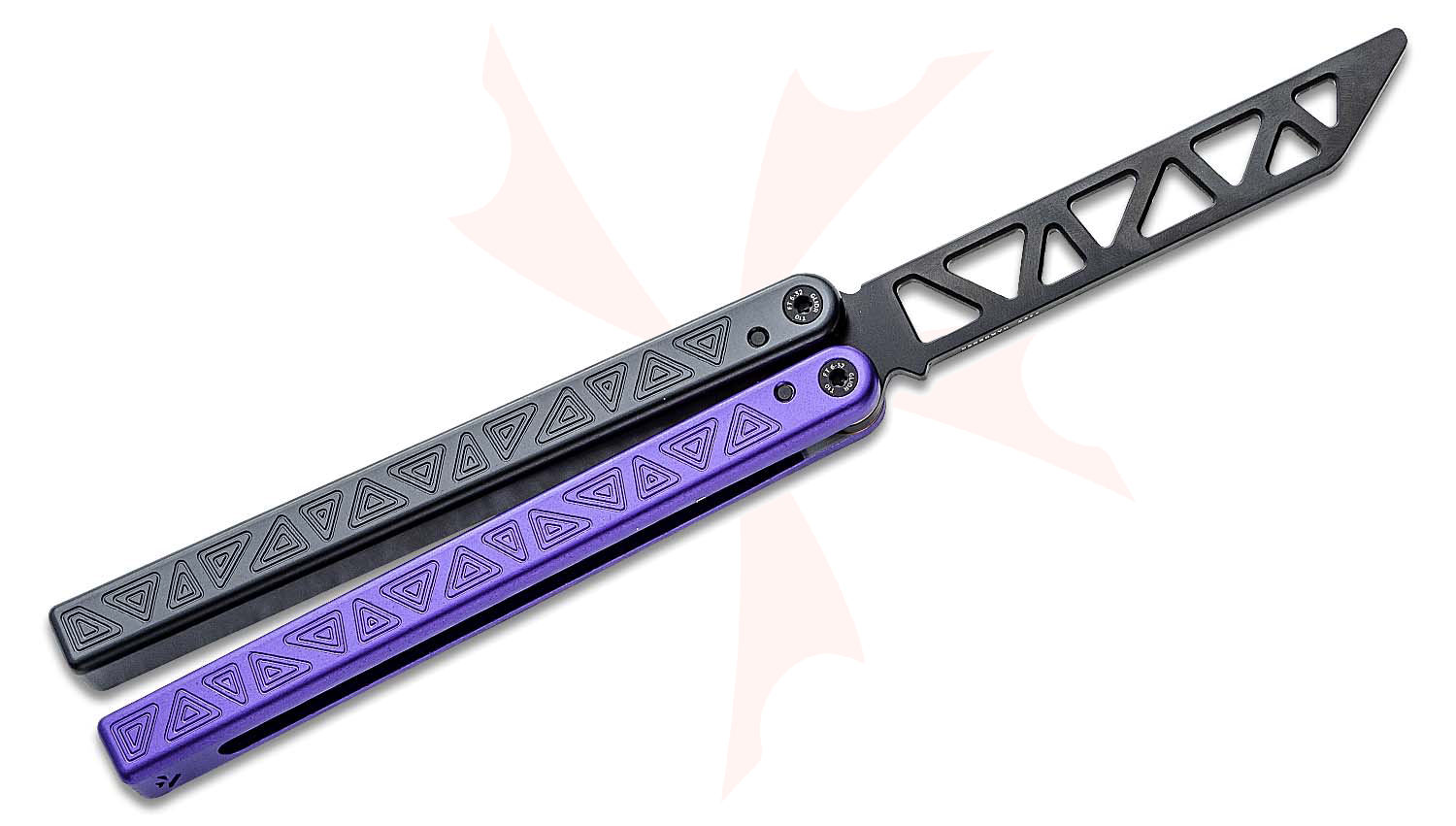 Glidr Original 4 Purple Rain Balisong Butterfly Trainer 4.8