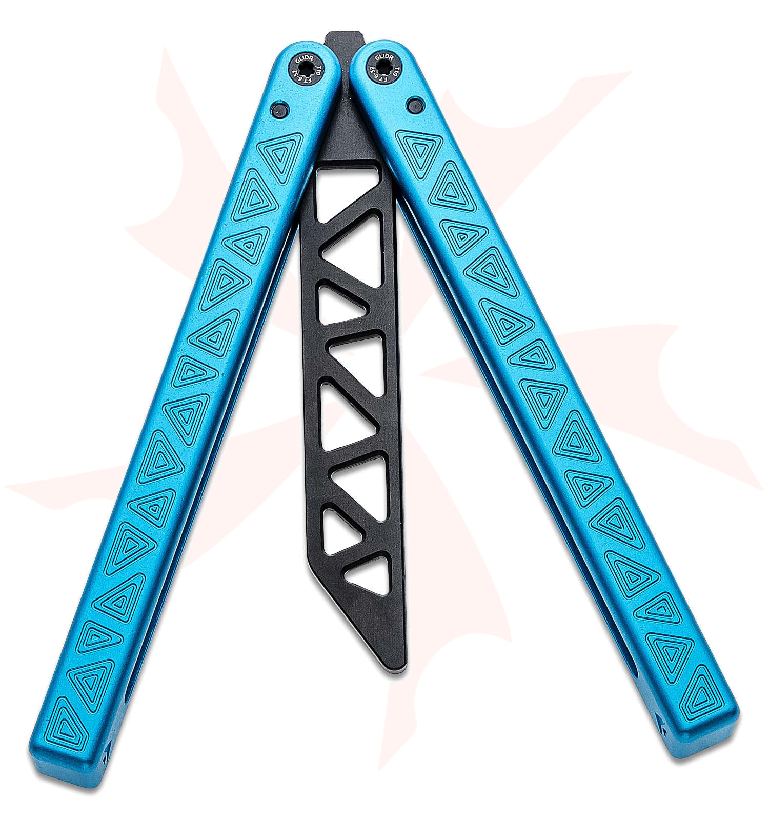 Glidr Original 4 Sky Blue Balisong Butterfly Trainer 4.8