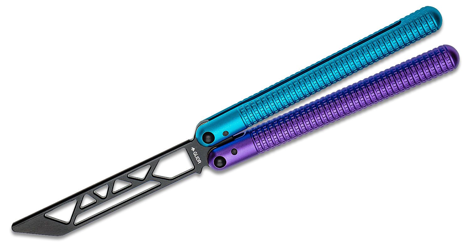 Swift Blue Balisong Butterfly Knife - Edge Import