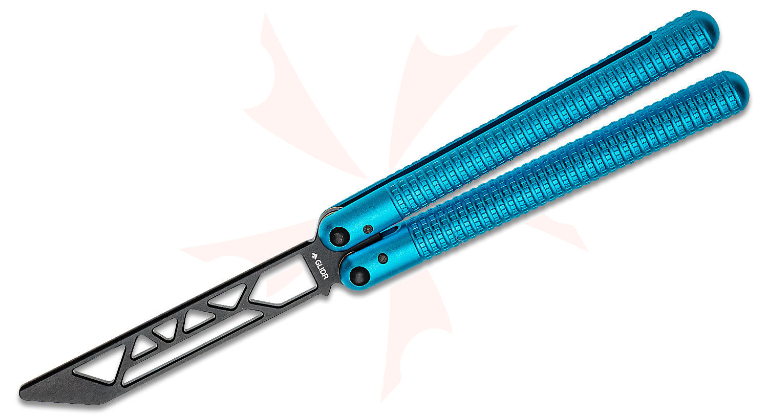 Glidr Sahara Sky Blue Balisong Butterfly Trainer 4.84
